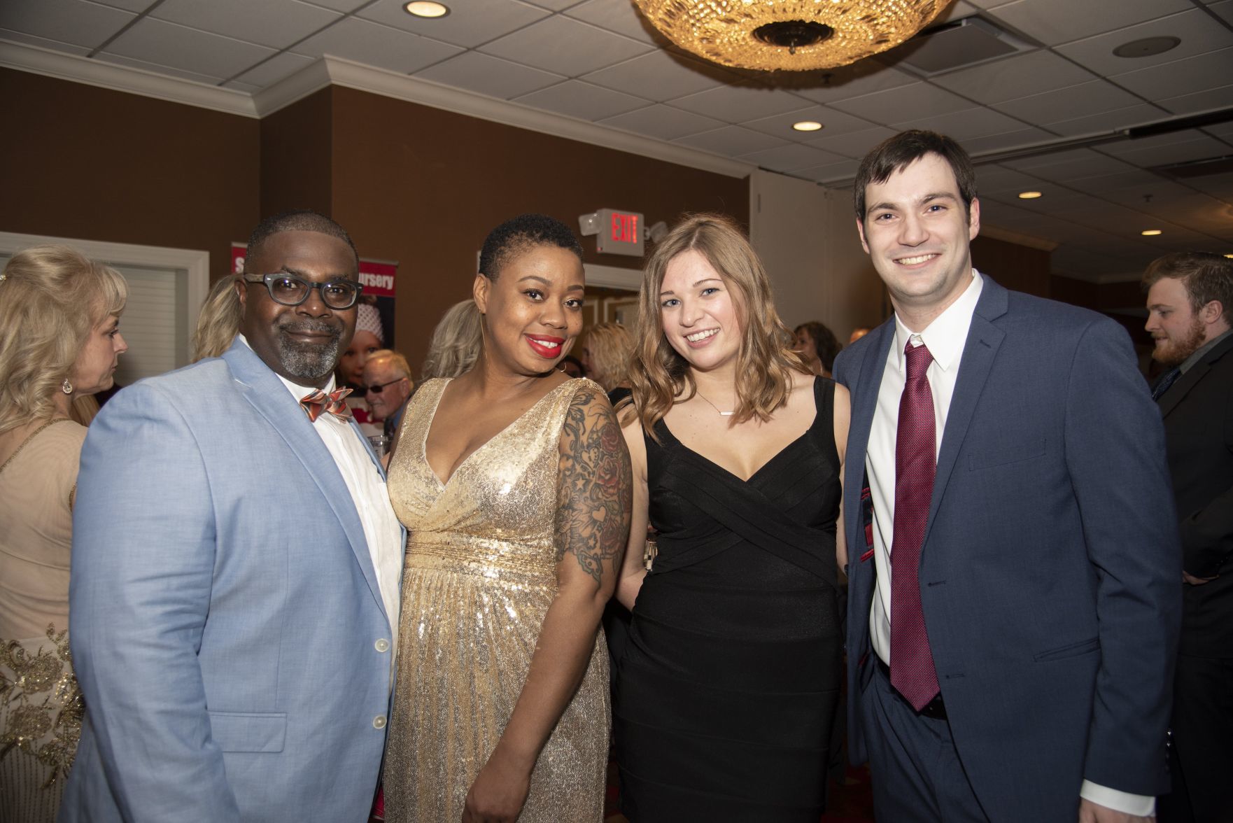 Willie Hamell, Michelle Garnett, Elizabeth and Geoffery Smith